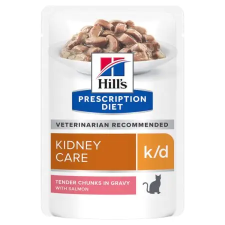 Hill’s PD Feline k/d Pui 85 g, Hrană Umedă