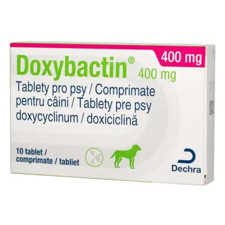 Doxybactin 400 mg x 10 tab Câine/Pisică