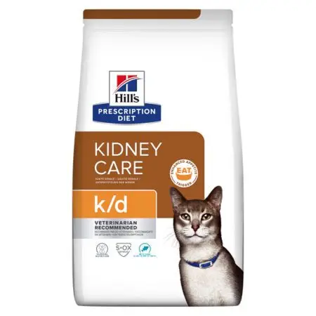 Hill's PD Feline k/d Tuna, Hrană Uscată