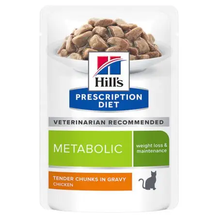 Hill’s PD Feline Metabolic 156 g, Hrană Umedă