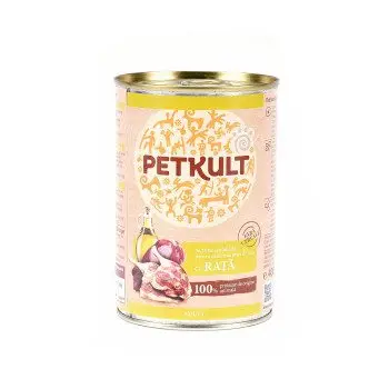 Petkult Adult Conservă Rață 400 g, Hrană Umedă