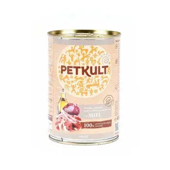 Petkult Adult Conservă miel 400 g, Hrană Umedă
