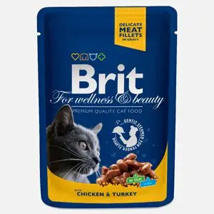 Brit Premium Cat Junior plic cu carne de pui 100 gr