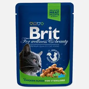 Brit Premium Cat Junior plic cu carne de pui 100 gr