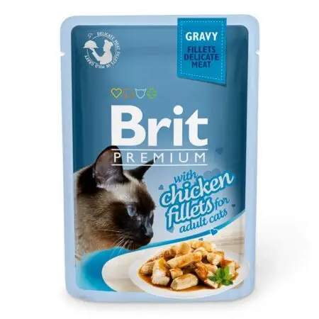 Brit Cat Delicate Salmon in Gravy For Sterilised 85 g
