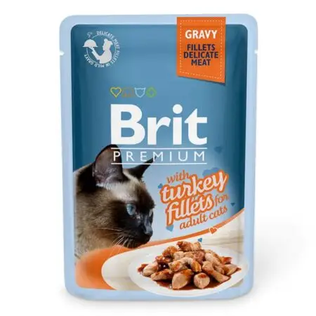 Brit Cat Delicate Salmon in Gravy For Sterilised 85 g