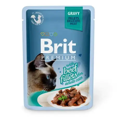 Brit Cat Delicate Salmon in Gravy For Sterilised 85 g