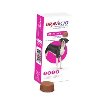 Bravecto Dog 1400 mg, (40-56 kg), 1 tableta