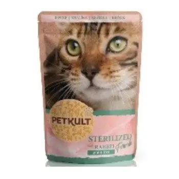 Petkult cu Vită pentru Feline 100 g, Hrană Umedă