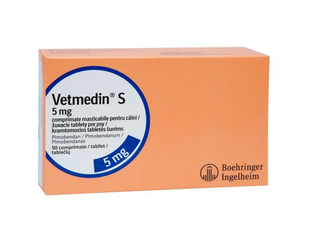 Vetmedin 5 mg (100 Tablete Masticabile) – Suport Intens pentru Vitalitate la Câini