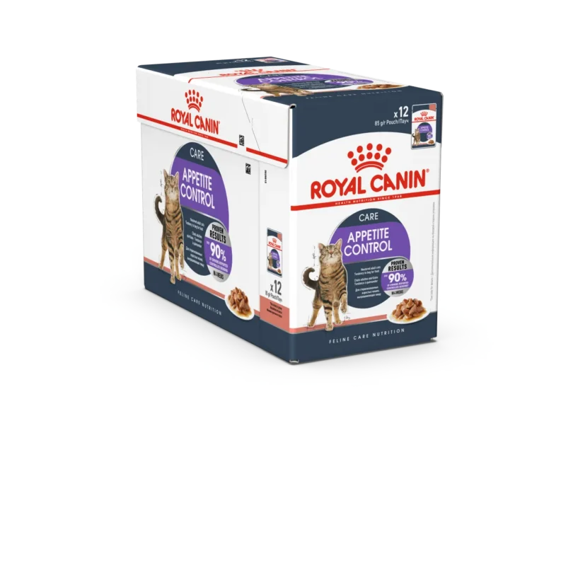 Royal Canin FCN Appetite Control Gravy Plic Sos – Hrană Umedă 12x85g