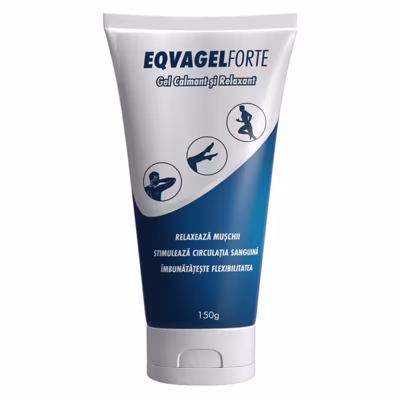 Eqvagel (Gel 150 g) – Gel Relaxant cu Mentol și Camfor pentru Masaj