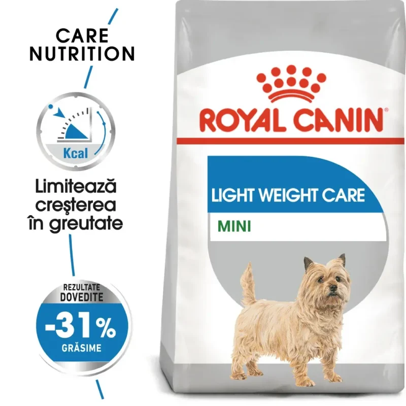 Royal Canin Mini Light Weight Care – Hrană Uscată Super-Premium pentru Menținerea Siluetei Agile