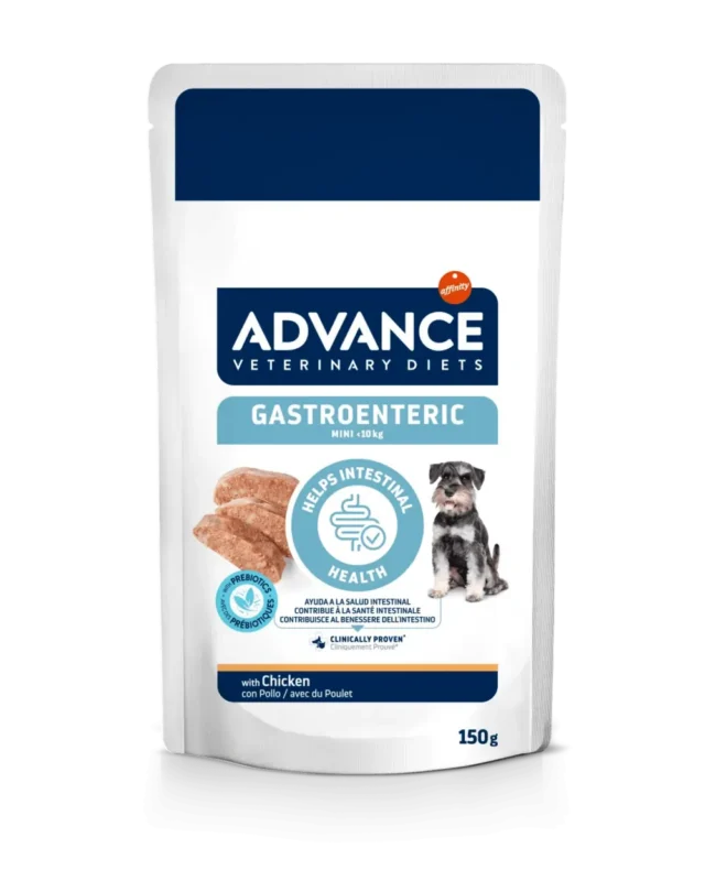 Advance Gastroenteric Câine Plic 150g – Hrană Umedă Dietetică pentru Probleme Digestive