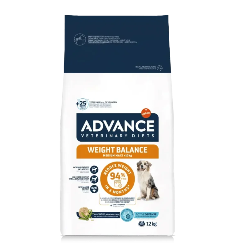Advance Weight Balance Caine Medium-Maxi – Mâncare Dietetică pentru Slăbit și Obezitate