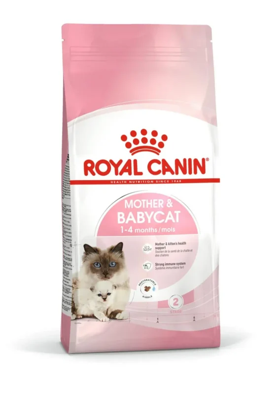 Royal Canin Mother & Babycat – Hrană Uscată pentru Pui (Înțărcare 1-4 luni) și Mame Gestante