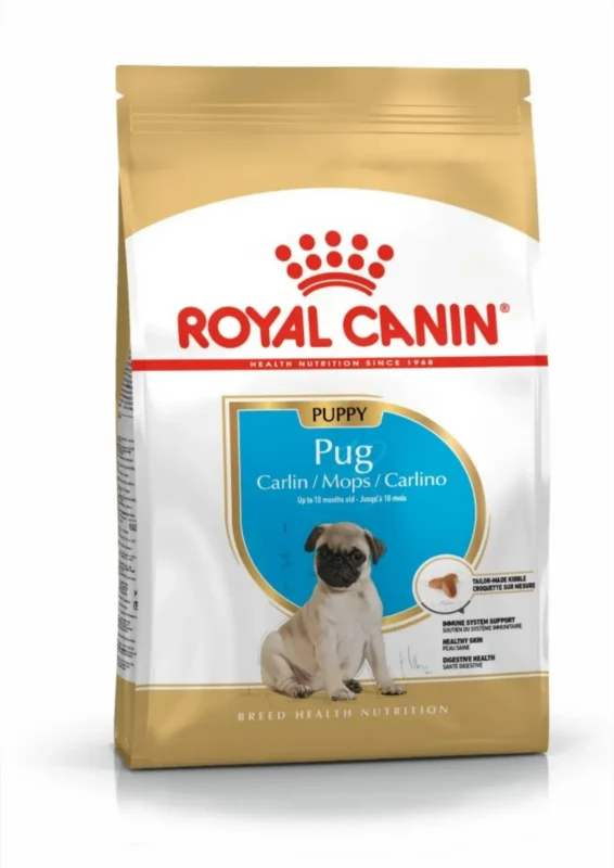 Royal Canin BHN Pug Puppy (Mops) Junior – Hrană Uscată Adaptată pentru Cățeluși – 1.5 kg