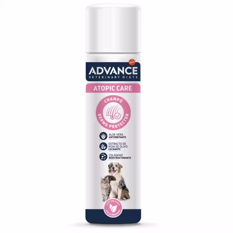 Advance Dog Atopic Care Șampon (300 ml) – Formulă Dermatologică Calmantă pentru Câini
