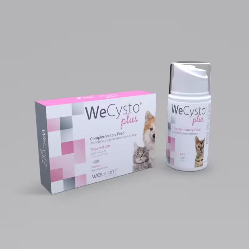 WeCysto Plus – Suport Urinar și Calmant pentru Pisici și Câini