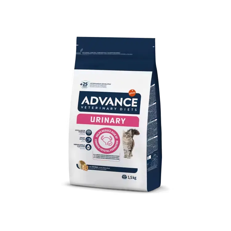 Advance Veterinary Diets Urinary (Hrană Uscată) – Dietă pentru Sănătatea Tractului Urinar la Pisici