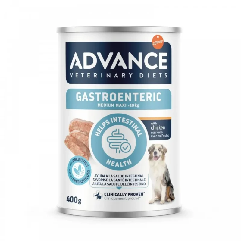 Advance Dog Gastroenteric Med-Max (Conservă 400g) – Hrană Umedă Dietetică pentru Digestie Ușoară