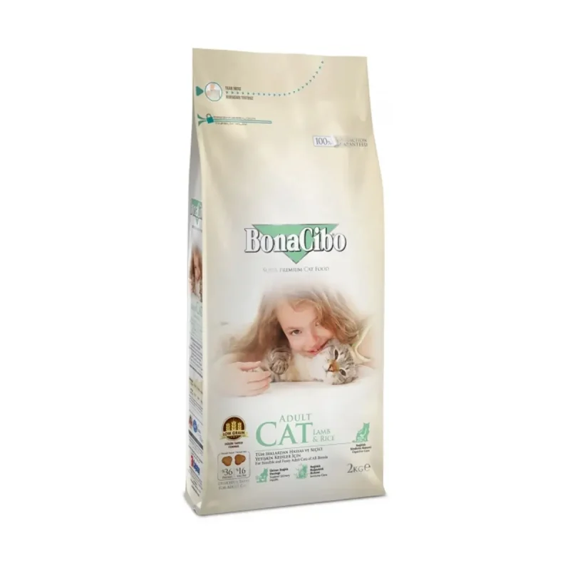 BonaCibo Adult Lamb & Rice - Hrană Câini cu Miel și Orez (15 kg)