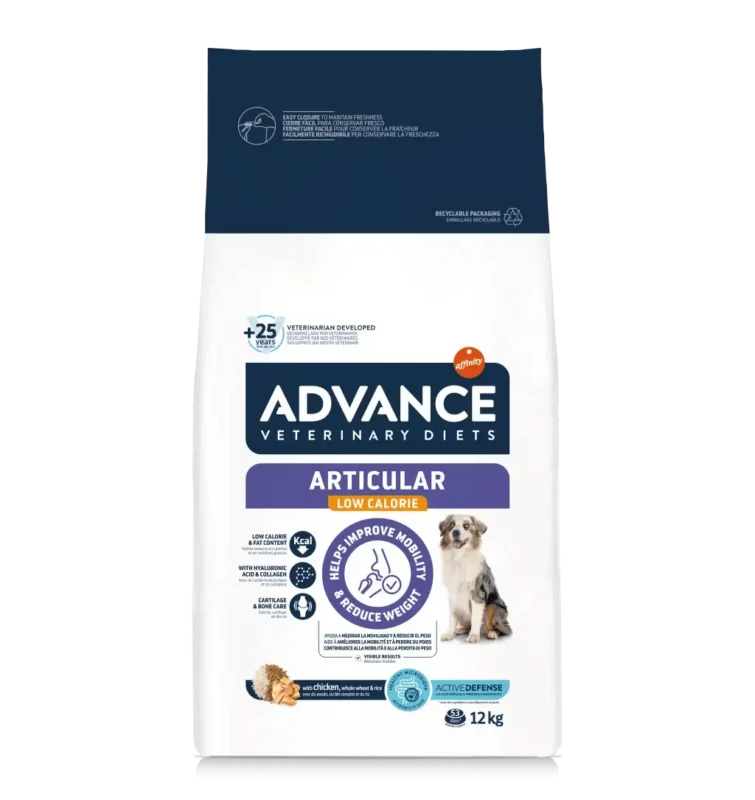Advance Dog Articular Light 12 kg (Hrană Uscată) – Dietă pentru Articulații și Controlul Greutății la Câini