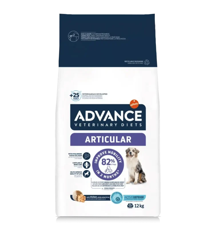 Advance Dog Articular Care 12 kg (Hrană Uscată) – Dietă pentru Mobilitatea și Sănătatea Articulațiilor la Câini