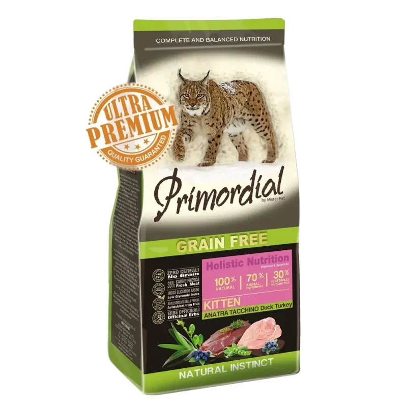 Primordial Grain-Free Kitten - Rață și Curcan
