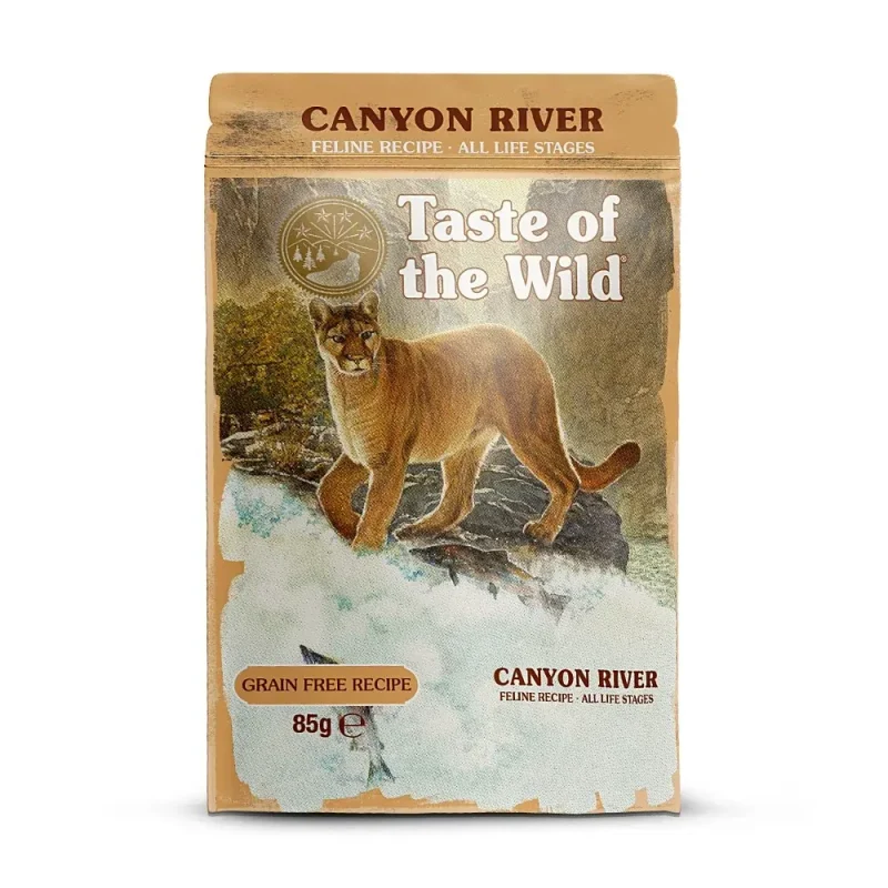 Taste of the Wild Canyon River - Plic Păstrăv în Sos (12 x 85g)