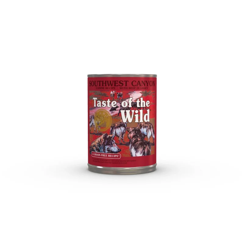 Taste of the Wild Southwest Canyon - Conservă Câini cu Vită și Mistreț (390g)