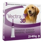 Vectra 3D caini 25-40kg 3 pipete - ambalaj produs