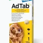 AdTab 450 mg – cutie cu 1 comprimat masticabil antiparazitar pentru câini 11–22 kg